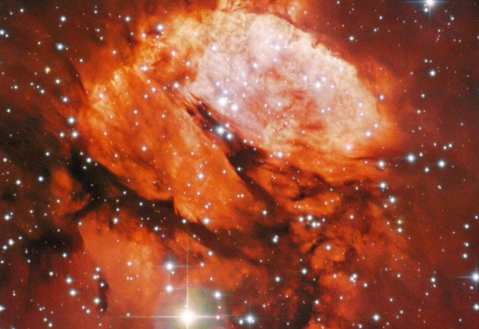 Der RCW120-Nebel, der hellste Stern der Galaxie, wurde geboren